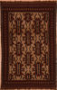Kilim Red Hand Knotted 57 X 89 Area Rug 100-109322 Thumb 0