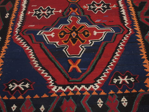 Kilim Red Runner Flat Woven 55 X 100 Area Rug 100-109325 Image 8