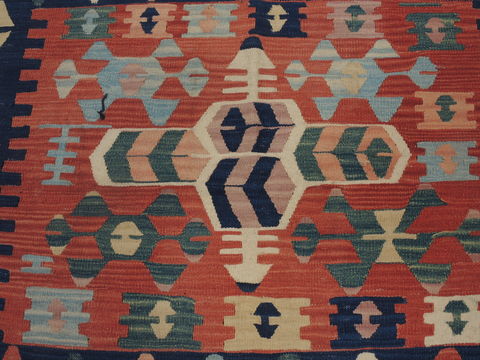 Kilim Red Hand Knotted 39 X 511 Area Rug 100-109326 Image 9
