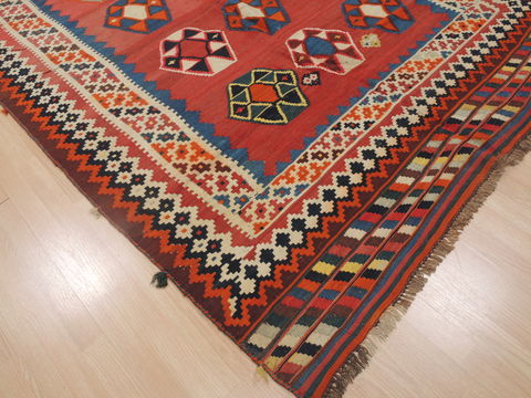 Kilim Red Flat Woven 59 X 92 Area Rug 100-109327 Image 11