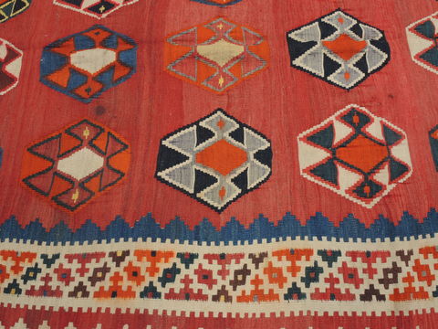 Kilim Red Flat Woven 59 X 92 Area Rug 100-109327 Image 14