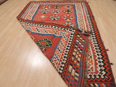 Kilim Red Flat Woven 59 X 92 Area Rug 100-109327 Image 17