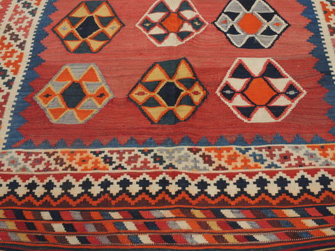 Kilim Red Flat Woven 59 X 92 Area Rug 100-109327 Image 8