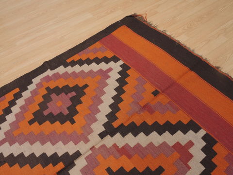Kilim Red Runner Flat Woven 46 X 95 Area Rug 100-109328 Image 11