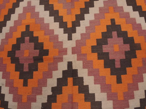 Kilim Red Runner Flat Woven 46 X 95 Area Rug 100-109328 Image 9