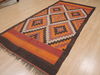 Kilim Red Runner Flat Woven 46 X 95  Area Rug 100-109328 Thumb 5