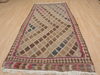 Kilim Beige Runner Flat Woven 45 X 93 Area Rug 100-109329 Thumb 4