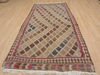 Kilim Beige Runner Flat Woven 45 X 93  Area Rug 100-109329 Thumb 4