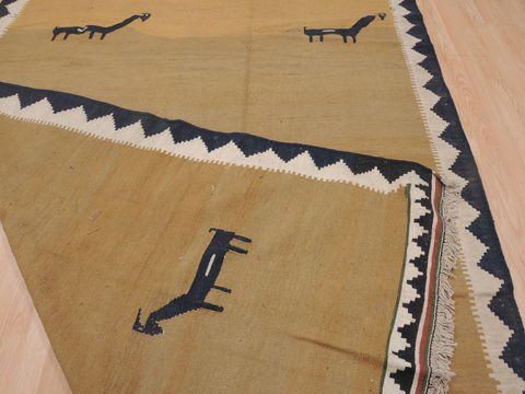 Kilim Orange Flat Woven 66 X 96 Area Rug 100-109331 Image 17