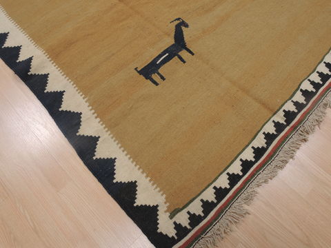 Kilim Orange Flat Woven 66 X 96 Area Rug 100-109331 Image 4