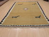 Kilim Orange Flat Woven 66 X 96 Area Rug 100-109331 Thumb 1