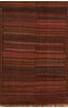 Kilim Brown Flat Woven 55 X 95 Area Rug 100-109332 Thumb 0