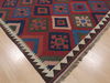 Kilim Red Flat Woven 81 X 97 Area Rug 100-109333 Thumb 10