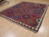 Kilim Red Flat Woven 81 X 97  Area Rug 100-109333 Thumb 4