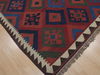 Kilim Red Flat Woven 81 X 97 Area Rug 100-109333 Thumb 6