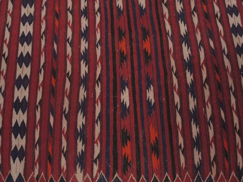 Kilim Red Runner Flat Woven 46 X 98 Area Rug 100-109337 Image 9