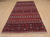 Kilim Red Runner Flat Woven 46 X 98 Area Rug 100-109337 Thumb 4