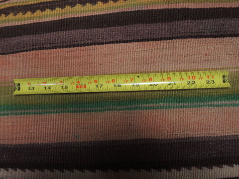 Kilim Green Runner Flat Woven 41 X 103 Area Rug 100-109338 Image 13