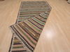 Kilim Green Runner Flat Woven 41 X 103  Area Rug 100-109338 Thumb 12