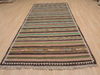 Kilim Green Runner Flat Woven 41 X 103  Area Rug 100-109338 Thumb 3