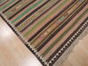 Kilim Green Runner Flat Woven 41 X 103  Area Rug 100-109338 Thumb 6