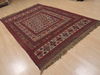 Kilim Red Flat Woven 61 X 811 Area Rug 100-109340 Thumb 4