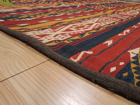 Kilim Red Flat Woven 62 X 132 Area Rug 100-109341 Image 11