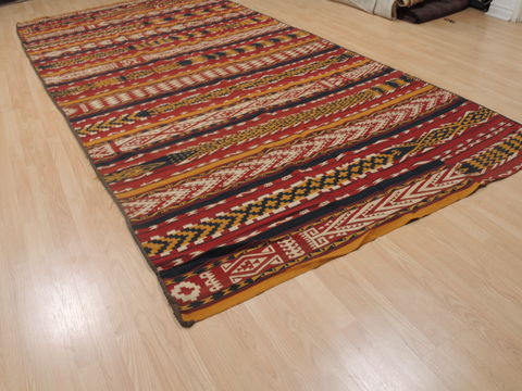 Kilim Red Flat Woven 62 X 132 Area Rug 100-109341 Image 3