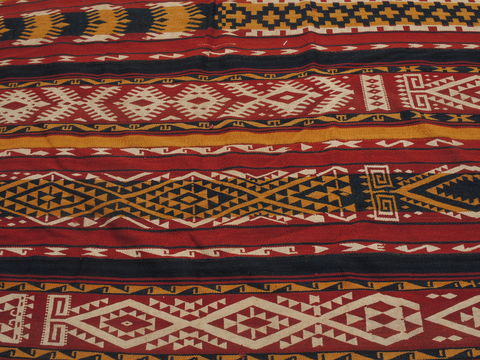 Kilim Red Flat Woven 62 X 132 Area Rug 100-109341 Image 4