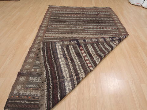 Kilim Blue Flat Woven 54 X 92 Area Rug 100-109345 Image 11