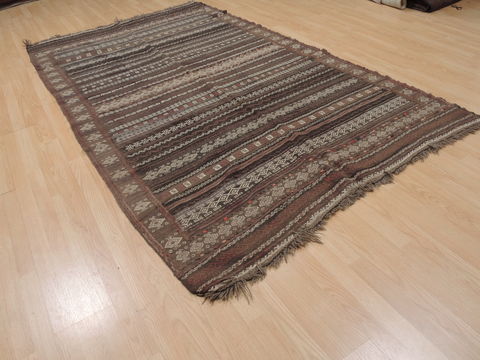 Kilim Blue Flat Woven 54 X 92 Area Rug 100-109345 Image 14