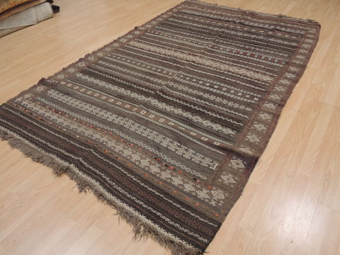 Kilim Blue Flat Woven 54 X 92 Area Rug 100-109345 Image 16