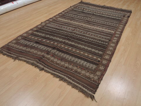 Kilim Blue Flat Woven 54 X 92 Area Rug 100-109345 Image 2