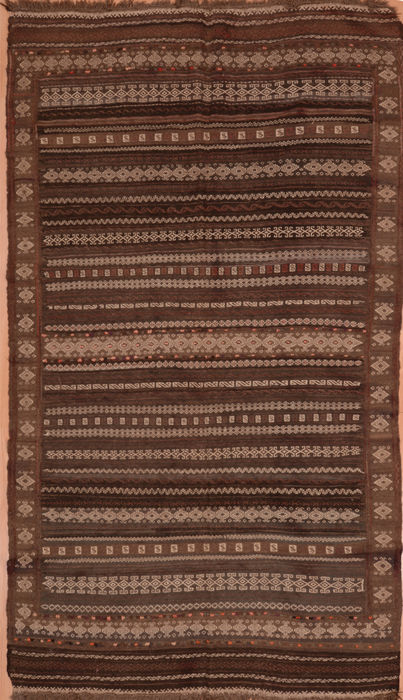 Kilim Blue Flat Woven 54 X 92 Area Rug 100-109345 Image 0