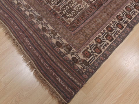 Kilim Brown Flat Woven 48 X 77 Area Rug 100-109346 Image 10