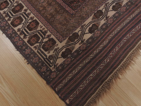Kilim Brown Flat Woven 48 X 77 Area Rug 100-109346 Image 7