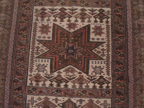 Kilim Brown Flat Woven 48 X 77 Area Rug 100-109346 Image 9