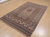 Kilim Brown Flat Woven 48 X 77 Area Rug 100-109346 Thumb 2