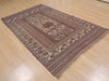 Kilim Brown Flat Woven 48 X 77 Area Rug 100-109346 Thumb 6