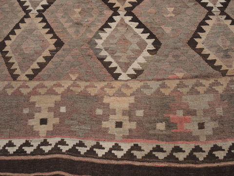 Kilim Brown Flat Woven 63 X 92 Area Rug 100-109348 Image 7
