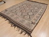 Kilim Brown Flat Woven 63 X 92  Area Rug 100-109348 Thumb 4