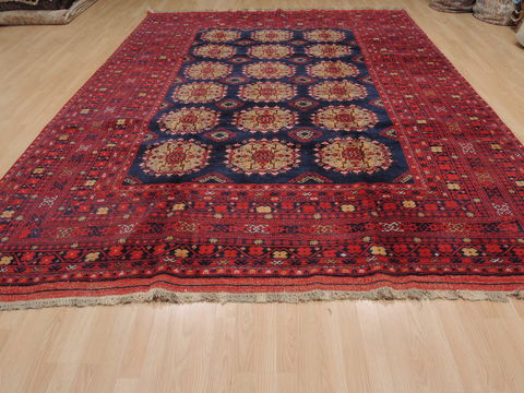 Khan Mohammadi Blue Hand Knotted 84 X 114 Area Rug 100-109353 Image 4