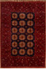 Khan Mohammadi Blue Hand Knotted 84 X 114  Area Rug 100-109353 Thumb 0