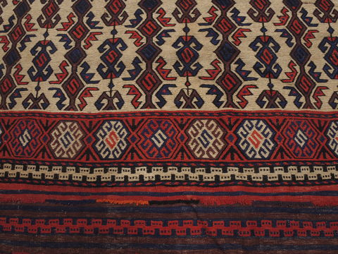 Kilim Red Flat Woven 62 X 90 Area Rug 100-109354 Image 11