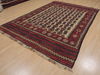Kilim Red Flat Woven 62 X 90 Area Rug 100-109354 Thumb 2