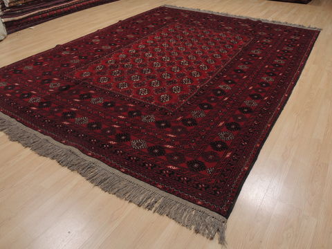 Khan Mohammadi Red Hand Knotted 84 X 111 Area Rug 100-109355 Image 15