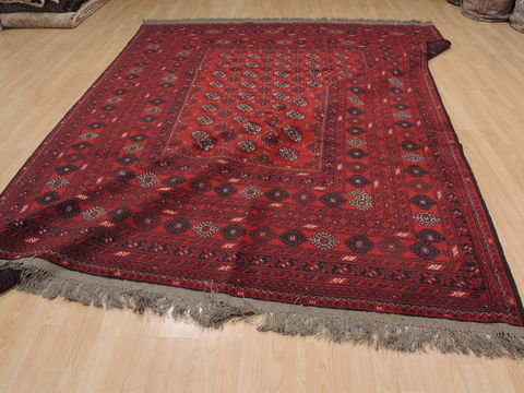 Khan Mohammadi Red Hand Knotted 84 X 111 Area Rug 100-109355 Image 26