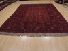 Khan Mohammadi Red Hand Knotted 84 X 111 Area Rug 100-109355 Thumb 1