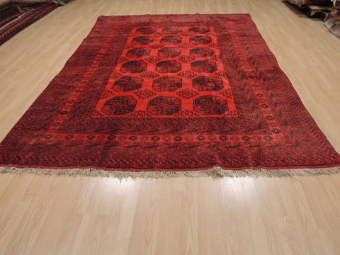 Khan Mohammadi Red Hand Knotted 71 X 106 Area Rug 100-109356 Image 1