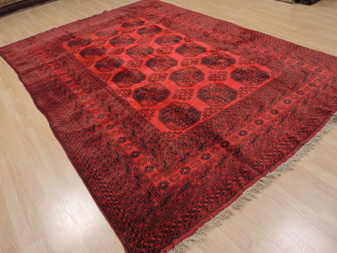 Khan Mohammadi Red Hand Knotted 71 X 106 Area Rug 100-109356 Image 2